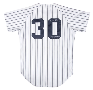 1981 Willie Randolph Game Used & Signed New York Yankees #30 Home Jersey - World Series Season! (Randolph LOA)